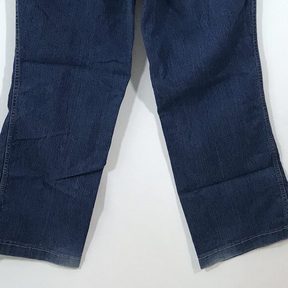 Just My Size Pull Up Denim Jeans Dark Wash Pockets 1X 16W Petite - Picture 7 of 7